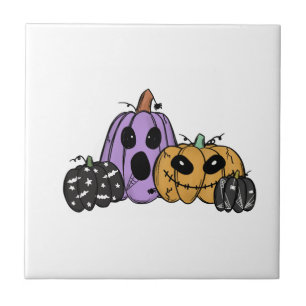 Halloweenpumpa Kakelplatta