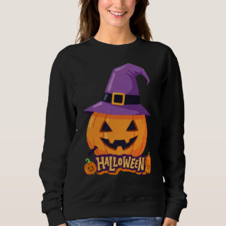 Halloweenpumpa med häxhatt – söt Jack O'Lantern T Shirt