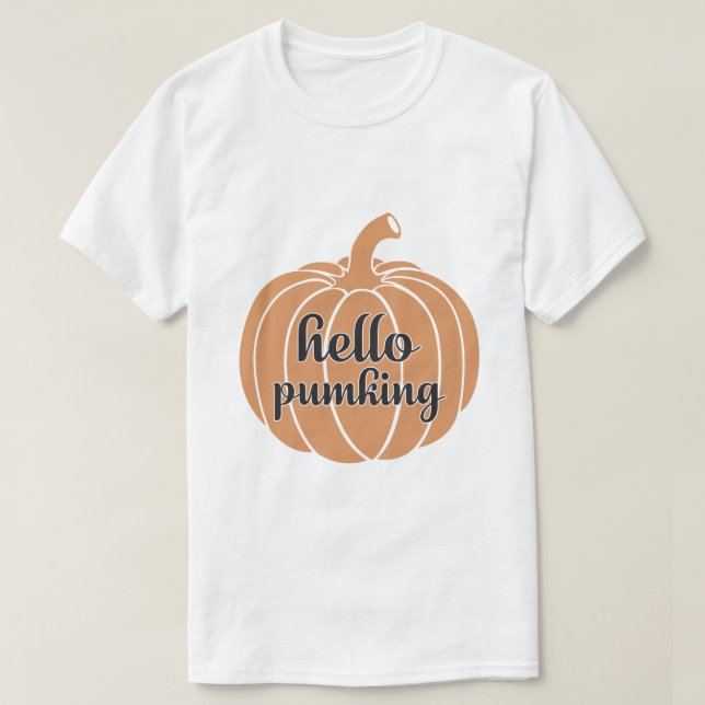 Halloweenpumpa T-shirt (Design framsida)