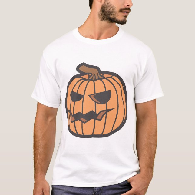 Halloweenpumpa                              t shirt (Framsida)