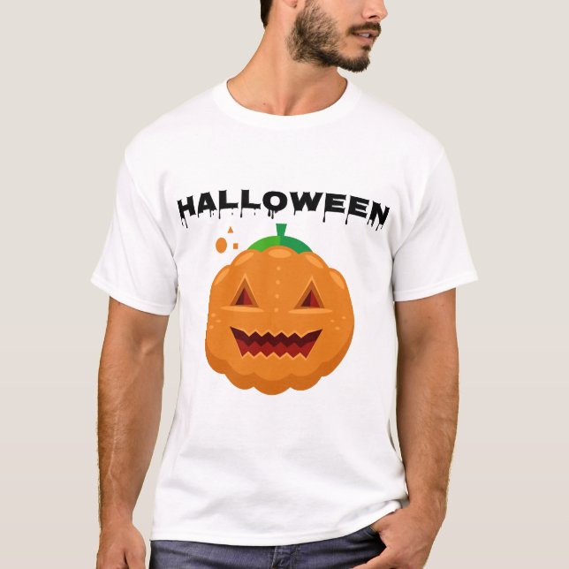 halloweenpumpa t shirt (Framsida)