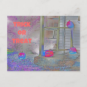 Halloweenpumpor Gimp-konst Vykort