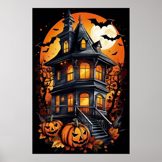 Halloween's Haunted Delight Poster (Framsidan)