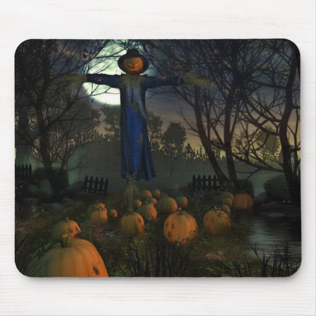 Halloweens skörd Mousepad Musmatta (Framsidan)