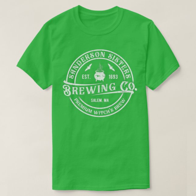 HalloweenSanderson Sisters Brewing Co V4 Classique T Shirt (Design framsida)