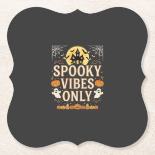 Halloweenstämning Endast Spökhusdesign_1 Underlägg Papper