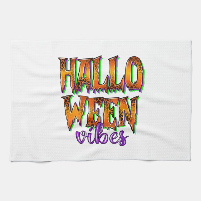 Halloweenstämning Kökshandduk (Horisontell)
