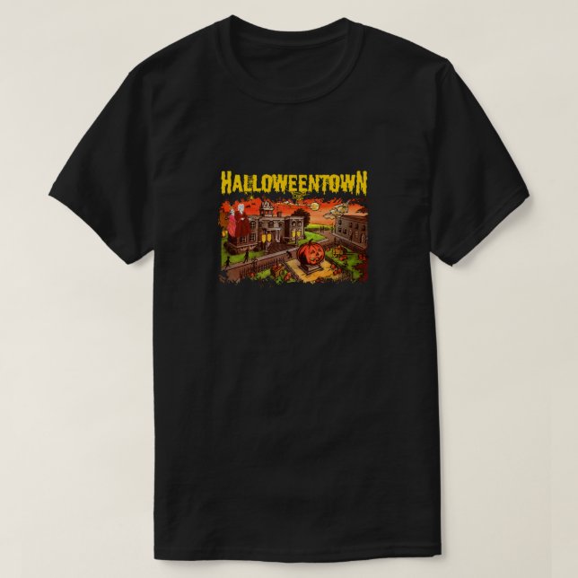 Halloweentown Essential T Shirt (Design framsida)