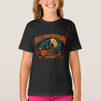 Halloweentown Est 1998, Retro Halloween Barn T Shirt