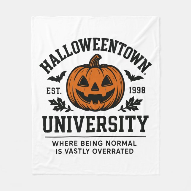 Halloweentown Universiteten 1998 där det är normal Fleecefilt (Framsidan)