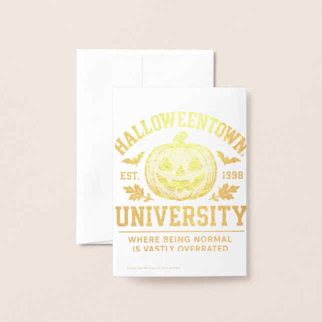 Halloweentown University 1998 Där att vara normal Folierat Kort (Baksida med kuvert)