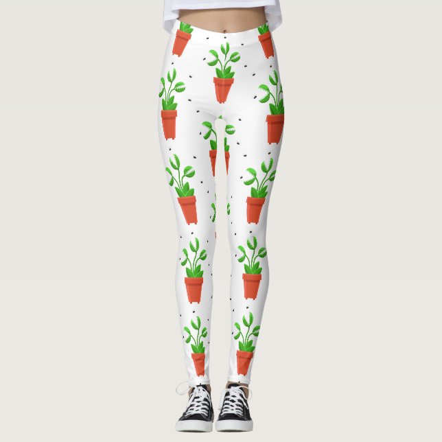 Halloweenus-flygfälla Leggings (Framsida)