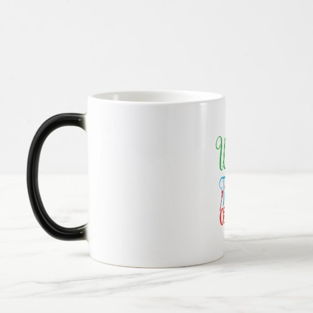 Halloweenvägen till kaffet magisk mugg (Vänster)