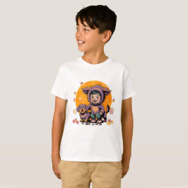 HalloweenWolf Pals Barn Kostym T-Shirt