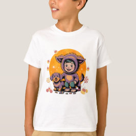 HalloweenWolf Pals Kids Costume Tee