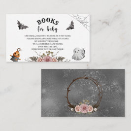 Hallowen babydusch bokar för baby-inkapslingskort tilläggskort