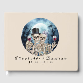 Hallowen Gothic Döskallars Tarot Älskare Bröllop Gästböcker
