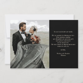 Hallowen Gotiska Dödskallar Tarot Brudparet Bröllo Tack Kort