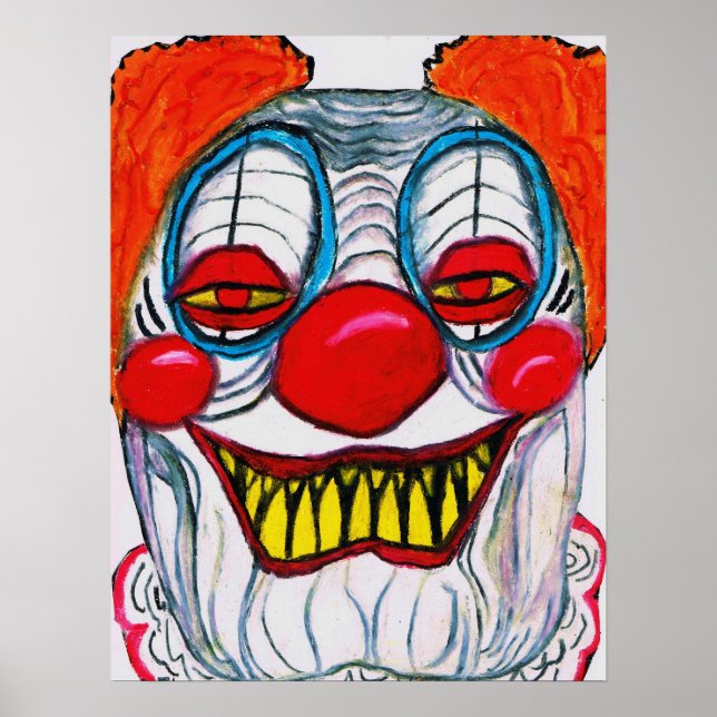 HALLOWEN MONSTER CLOWN poster (Framsidan)