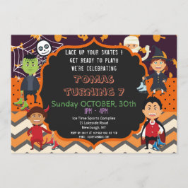 HALLOWETEN COSTUME FÖDELSEDAGSFEST INBJUDAN| KIDS INBJUDNINGAR