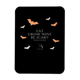 Hallowine Halloween-citat Ät Drick Magnet