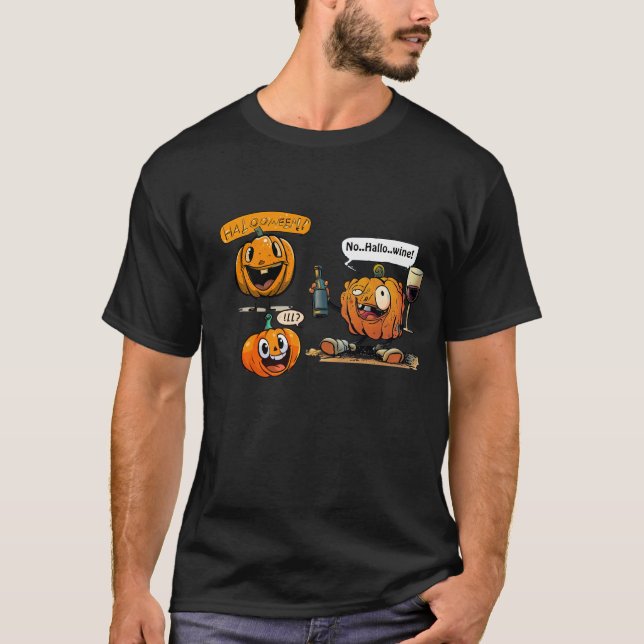 Hallowine T Shirt (Framsida)