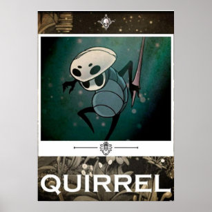 Hallownest - Quirrel Poster