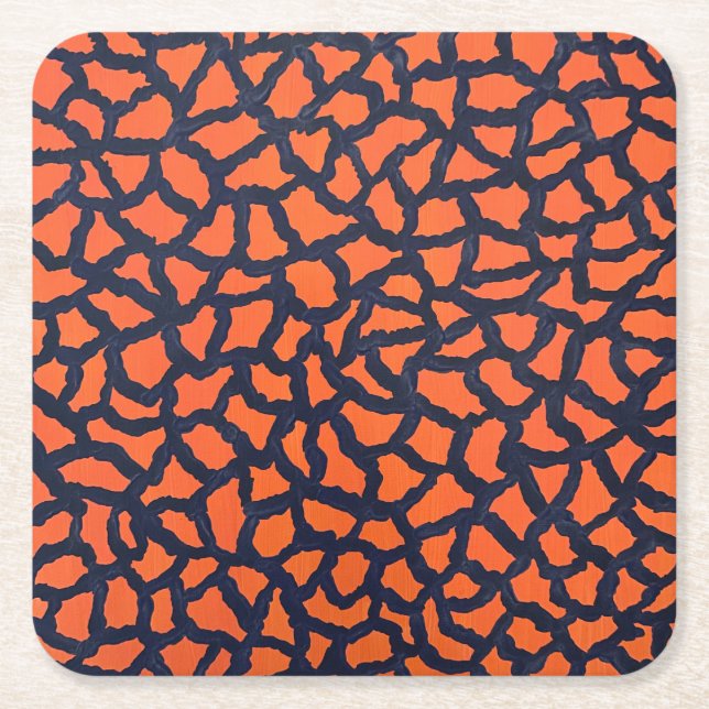 Hallowsheen Underlägg Papper Kvadrat (Framsidan)