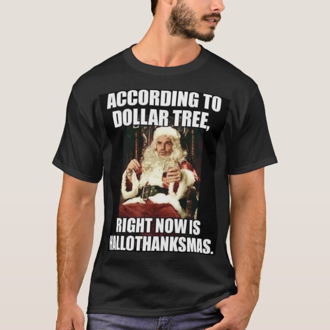 Hallowthankmas T Shirt (Framsida)