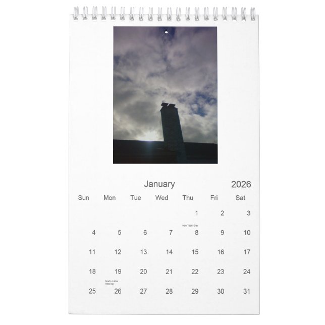 Hållplatsskönhet - en morgontacksamhet övar kalender (Jan 2026)