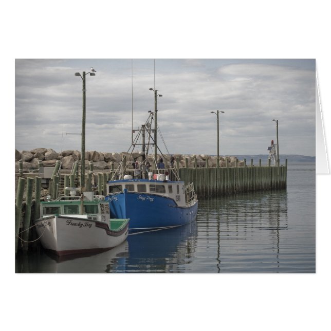 Hall's Harbour Card Hälsningskort (Framsidan Horizontal)