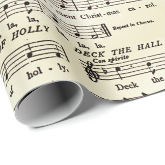 Halls Lakan Music Wrapping Papper Presentpapper