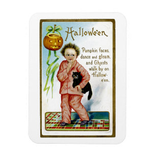 Hallskulden Pumpkin Ansikte Magnet