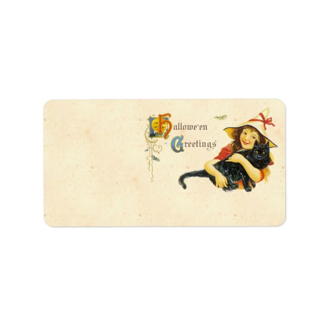 Hallskulden'en Hälsning Adressetikett (Framsidan)