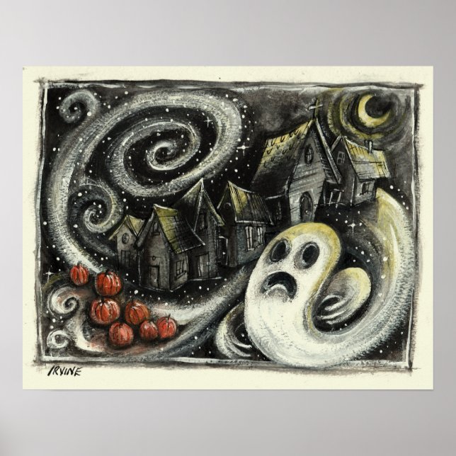 Hallskuldis en Night Poster (Framsidan)