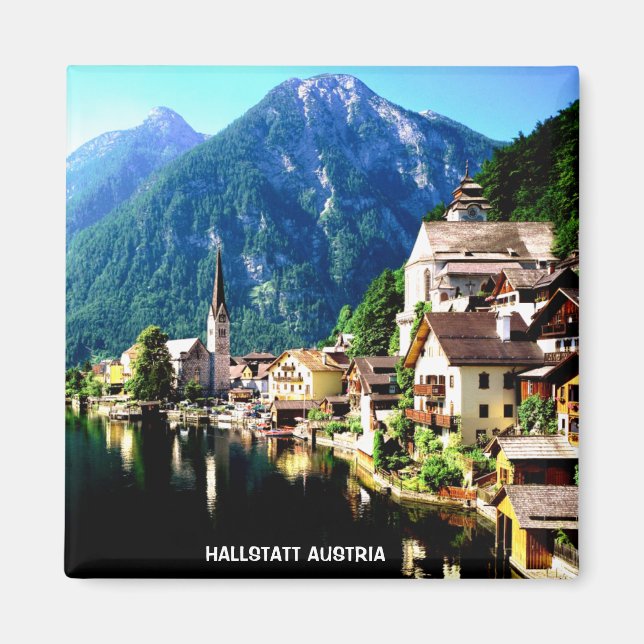 HALLSTATT AUSTRIA MAGNET (Framsidan)