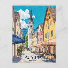 Hallstatt Austria Travel Vykort