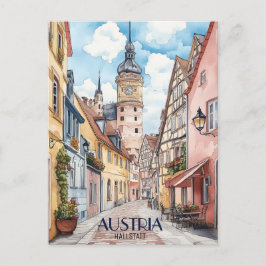 Hallstatt Austria Travel Vykort
