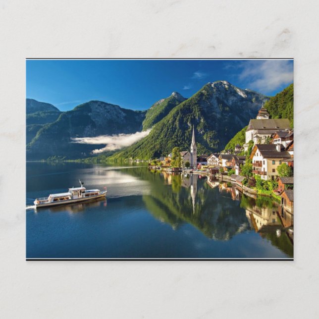Hallstatt, bildobjekt i Österrike Vykort (Framsida)