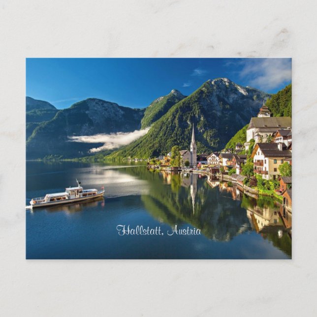 Hallstatt, bildobjekt i Österrike Vykort (Framsida)