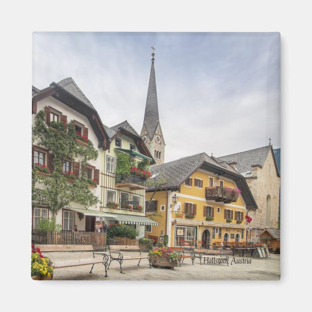 Hallstatt, bilfotografi i Österrike, Magnet (Framsidan)