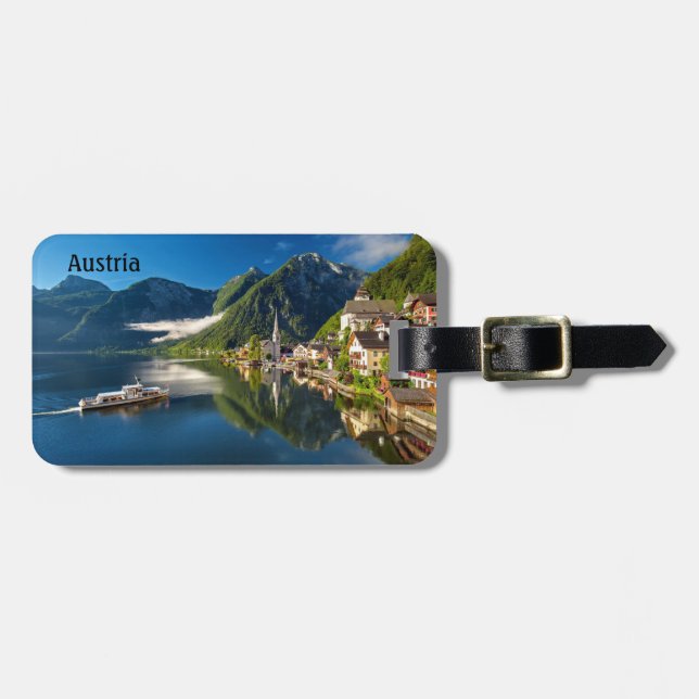 Hallstatt Österrike Bagagebricka (Horisontell Framsida)