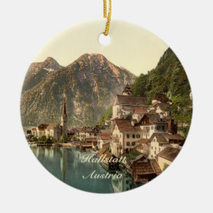 Hallstatt Österrike Julgransprydnad Keramik