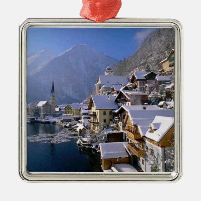 HALLSTATT ÖSTERRIKE JULGRANSPRYDNAD METALL (Framsidan)