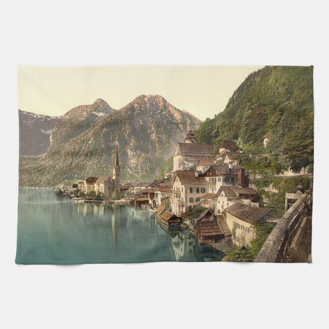 Hallstatt Österrike Kökshandduk (Horisontell)