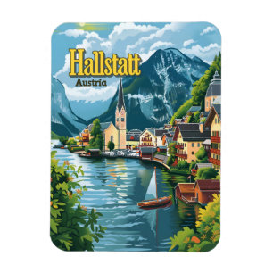 Hallstatt Österrike Magnet