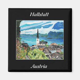Hallstatt Österrike magnet
