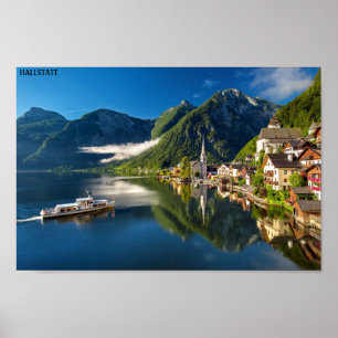 Hallstatt Österrike Poster