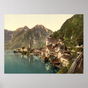 Hallstatt Österrike Poster