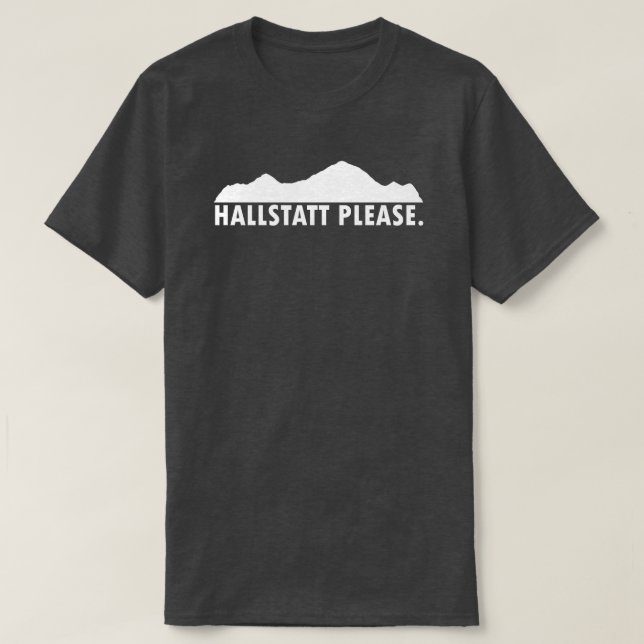 Hallstatt Österrike, snälla T Shirt (Design framsida)